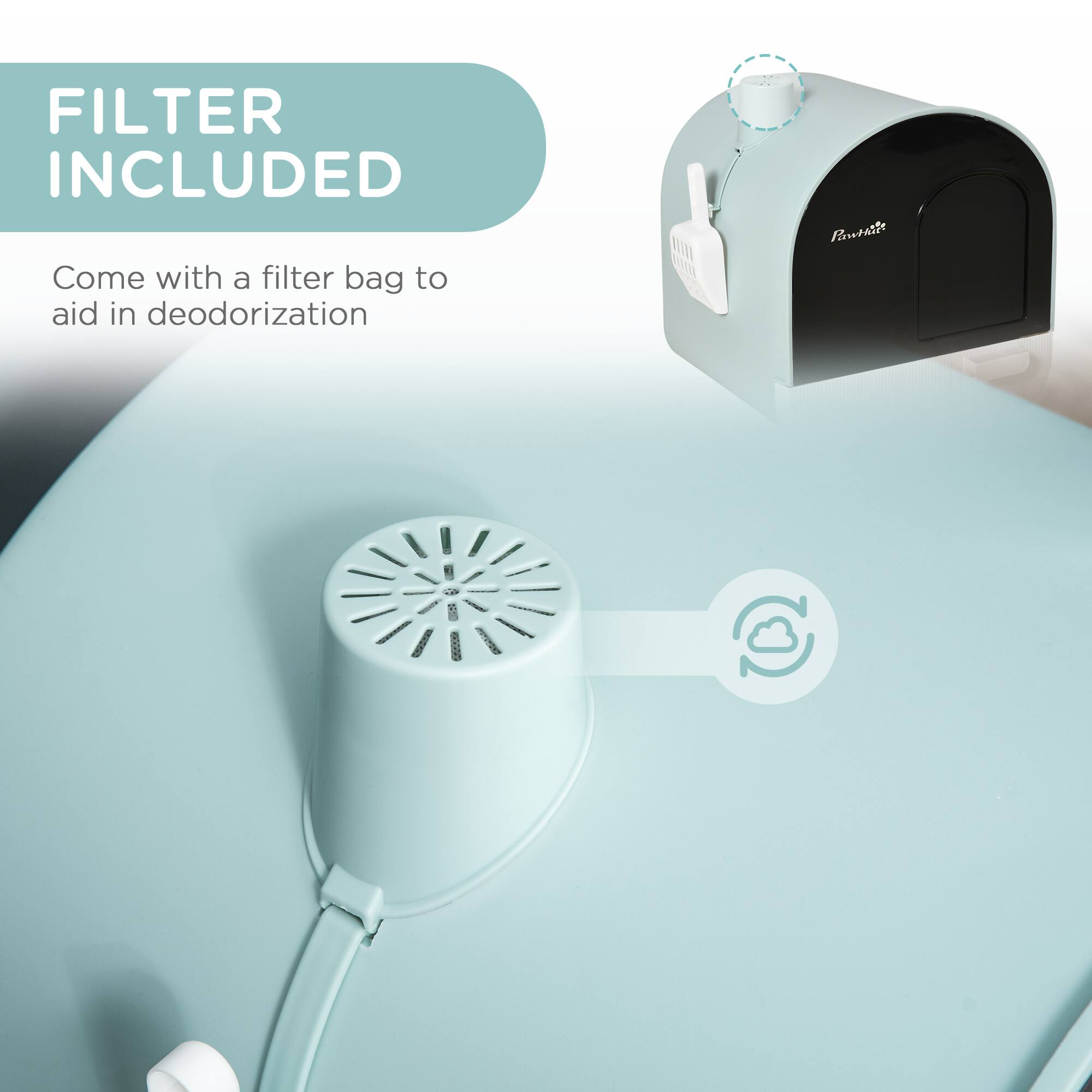FILTER INCLUDED

Come with a filter bag to aid in deodorization