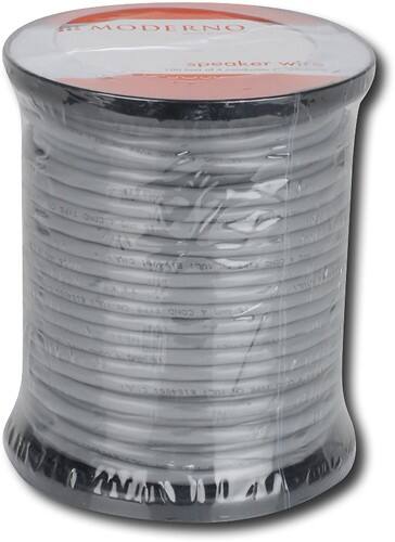 Front Standard. Moderno - 100' Spool of 16-Gauge In-Wall Speaker Wire.