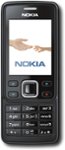Front Standard. Nokia - 6300 Cell Phone (Unlocked) - Black.