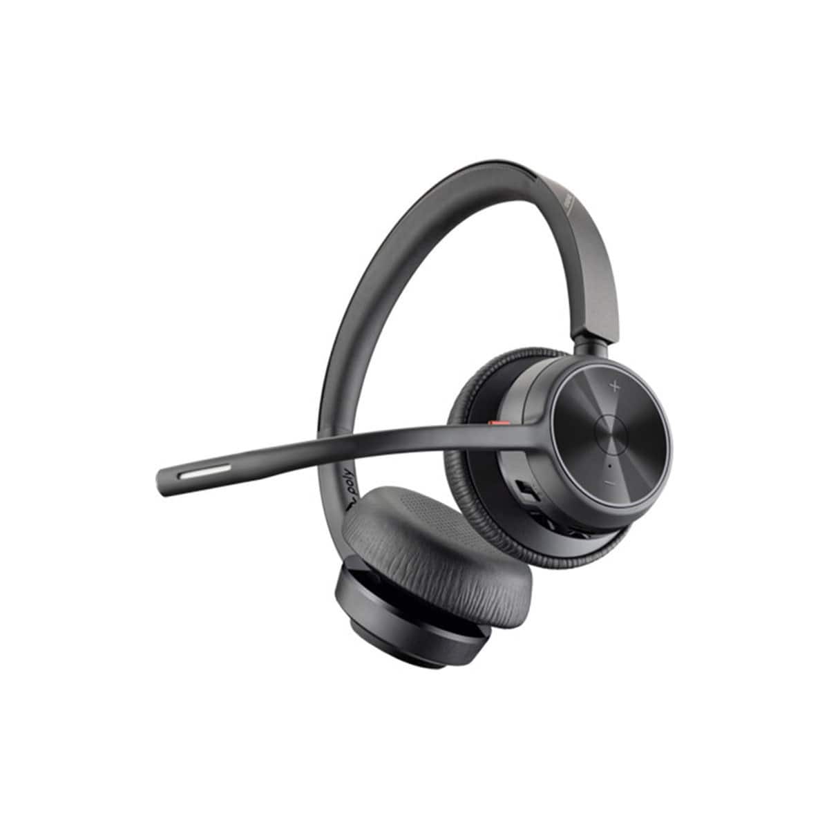 HP - Poly Voyager 4320 UC Wireless Stereo Headset with USB-A Adapter, Zoom Certified