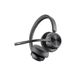 HP - Poly Voyager 4320 UC Wireless Stereo Headset with USB-A Adapter, Zoom Certified