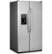 Alt View Zoom 14. GE - 25.4 Cu. Ft. Side-by-Side Refrigerator with Thru-the-Door Ice and Water - Stainless steel.