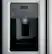 Alt View 16. GE - 25.3 Cu. Ft. Side-by-Side Refrigerator with External Ice & Water Dispenser - Stainless Steel.