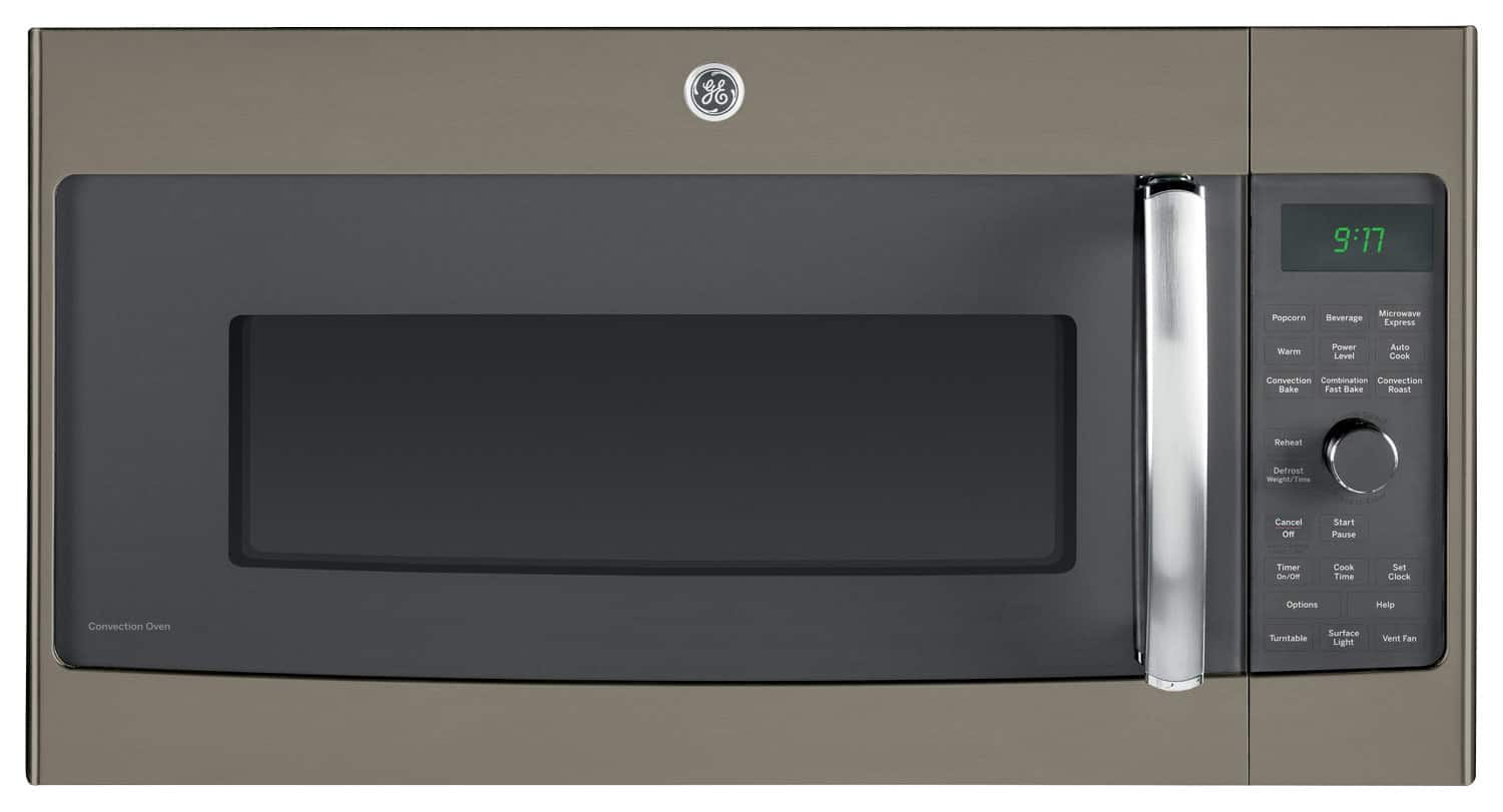 Ge microwave store slate over range