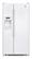 Front. GE - 21.9 Cu. Ft. Side-by-Side Refrigerator with Thru-the-Door Ice and Water.