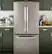 Alt View 14. GE - 22.7 Cu. Ft. Frost-Free French Door Refrigerator.