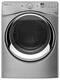 Whirlpool - Duet 7.4 Cu. Ft. 10-Cycle Electric Dryer with Steam - Diamond Steel-Front_Standard
