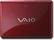 Front Standard. Sony - VAIO Laptop with Intel® Centrino® Processor Technology - Sangria Red.