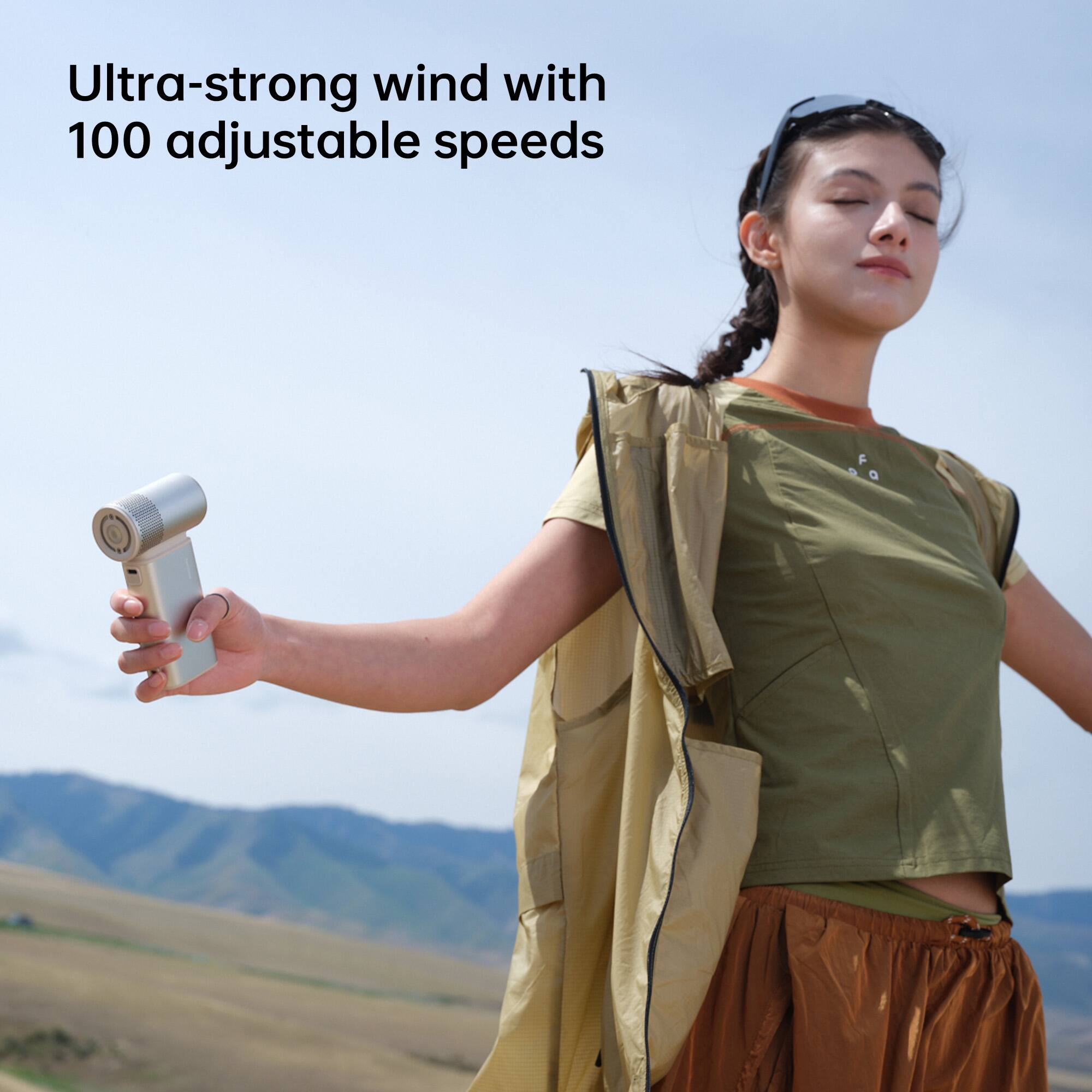 Ultra-strong wind with 100 adjustable speeds