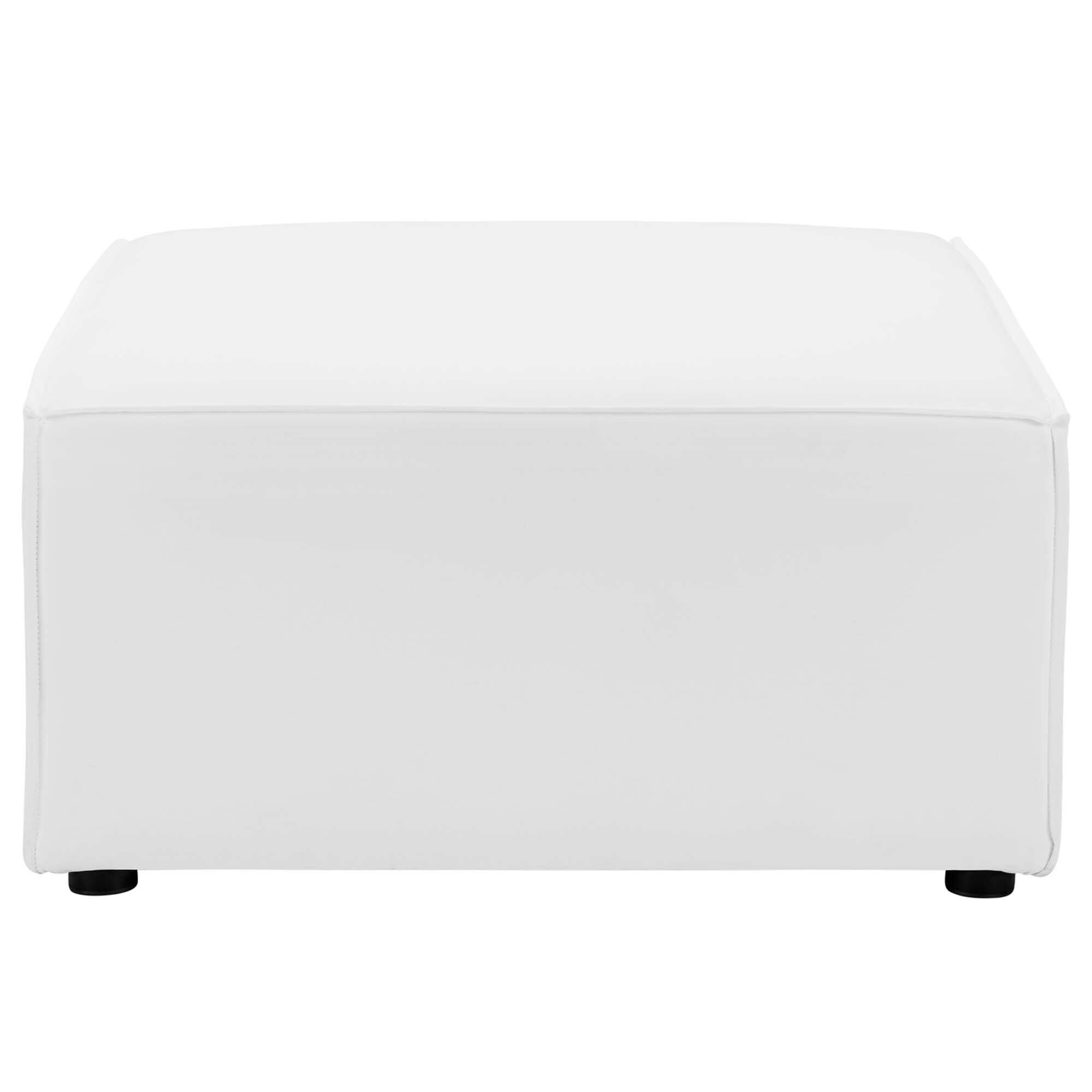 Alt View 7. Modway - Saybrook 4-Piece Outdoor Patio Upholstered Sectional Sofa by Modway - White.