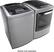Alt View 13. LG - SteamDryer 7.3 Cu. Ft. 12-Cycle Steam Gas Dryer - Graphite Steel.