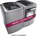 Alt View 6. LG - SteamDryer 7.3 Cu. Ft. 12-Cycle Ultralarge-Capacity Steam Electric Dryer - Graphite Steel.