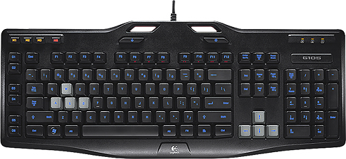  Logitech - G105 Gaming Keyboard - Black/Silver