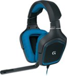 Front Zoom. Logitech - G430 Over-the-Ear Gaming Headset - Black.