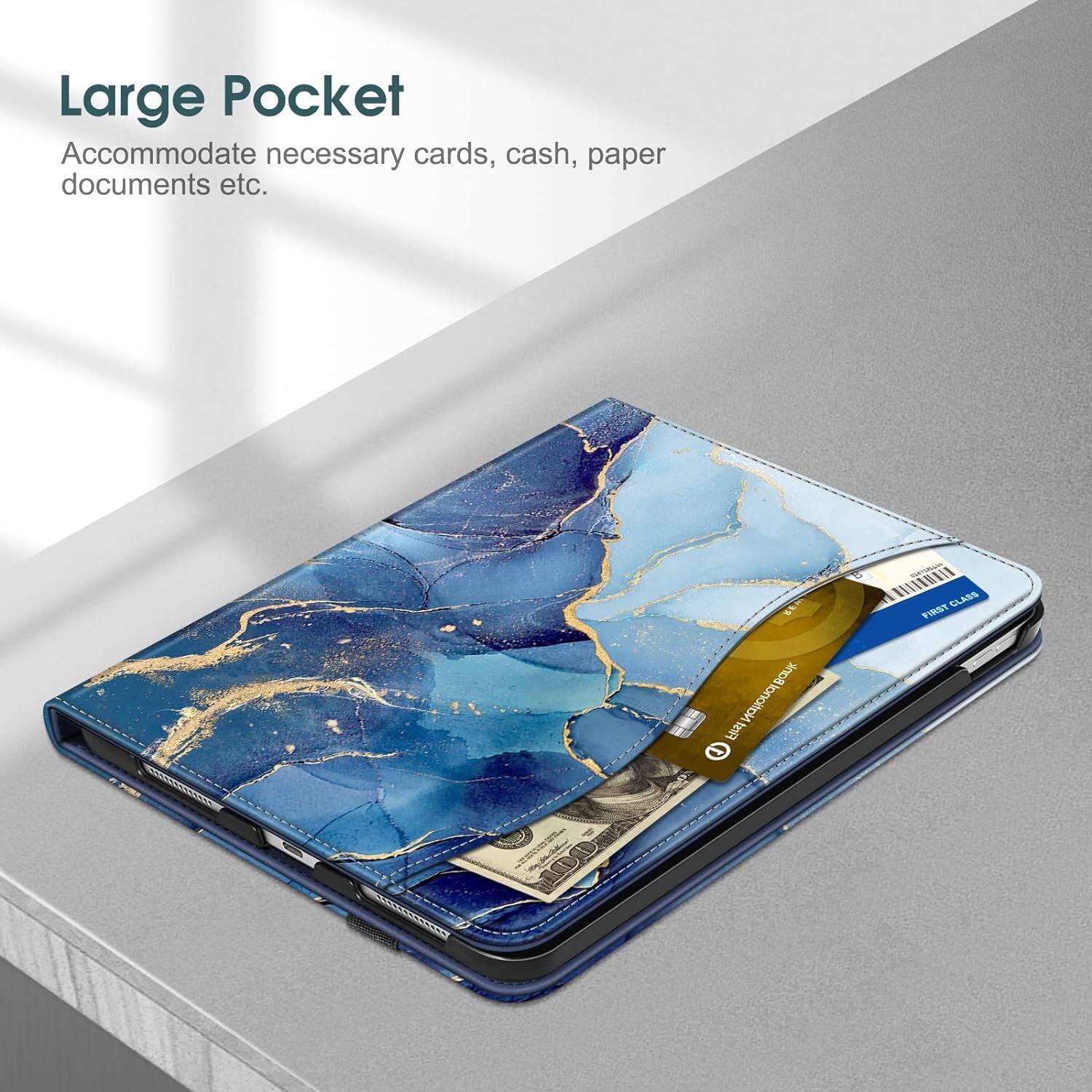 Large Pocket  
Accommodate necessary cards, cash, paper documents etc.  

Bank First National  
FIRST CLASS