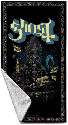 PopMarket - Ghost - Rocksax - Ghost - Missive - Beach Towel (32 in x 63 in) - Multicolor