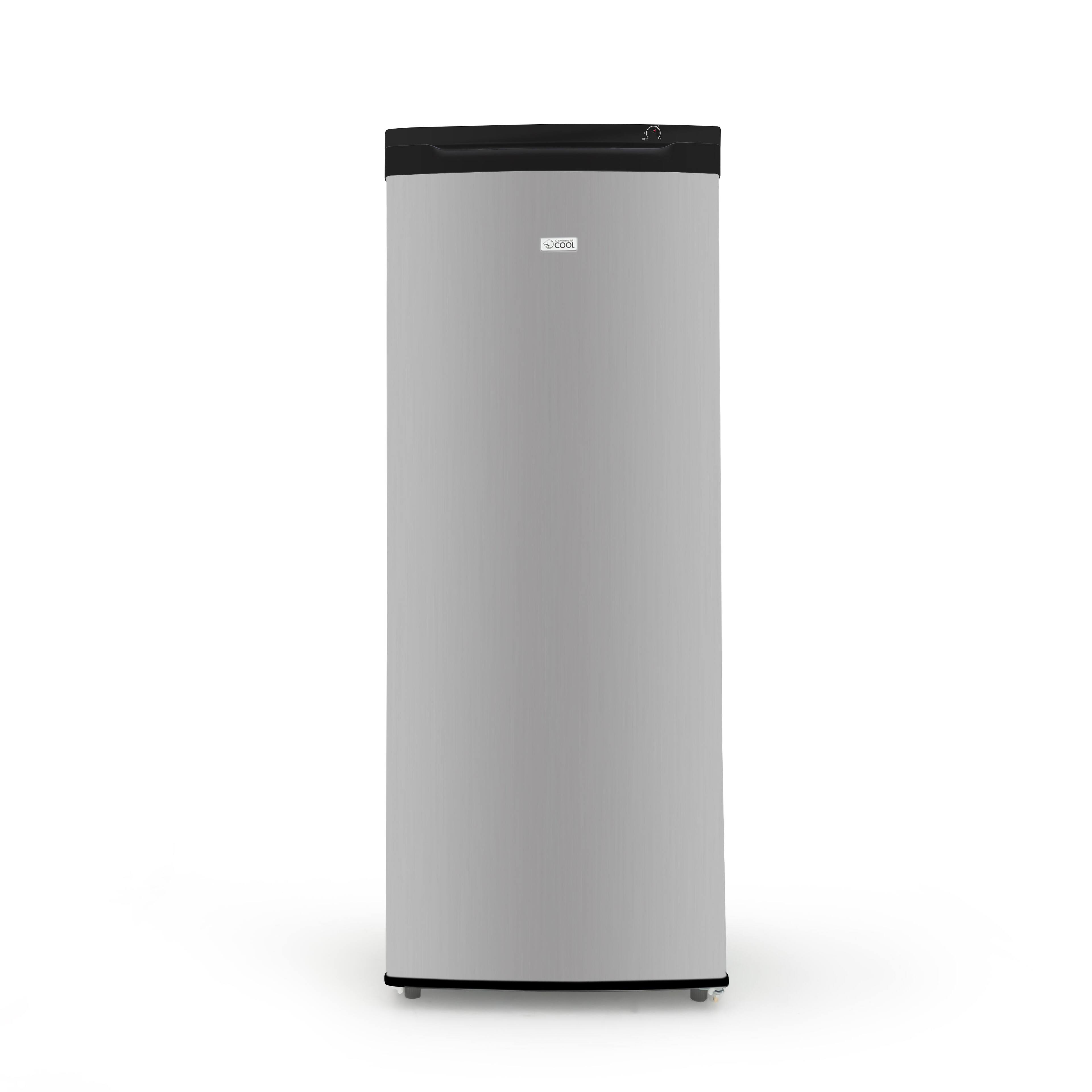 Alt View 3. Commercial Cool - Commercial Cool Upright Freezer, Stand Up Freezer 6 Cu Ft with Reversible Door, Black with VCM Door - Black.