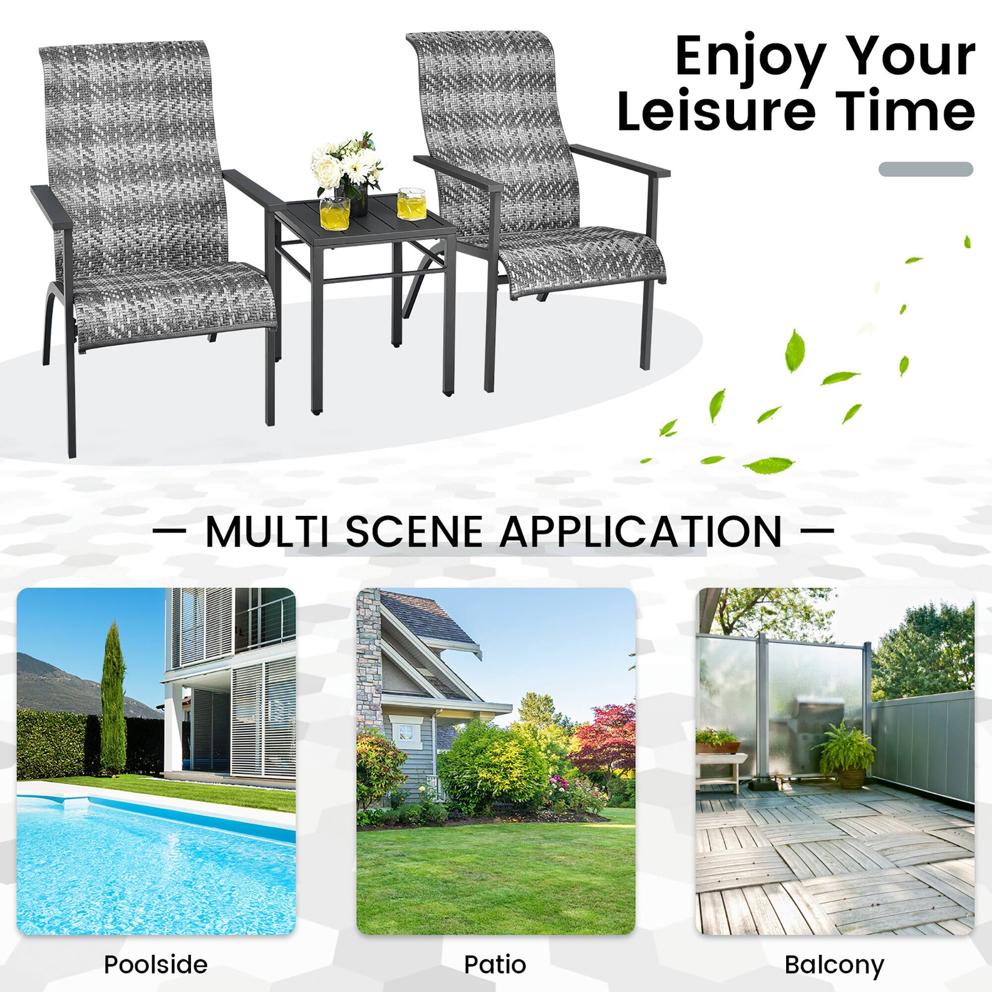 Enjoy Your Leisure Time

MULTI SCENE APPLICATION

Poolsid

Patio

Balcony