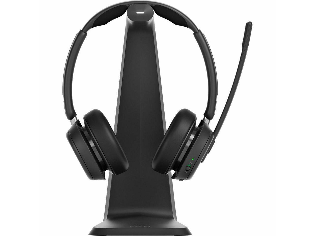 Alt View 2. EPOS - EPOS IMPACT 1061 Headset - Stereo - Wireless - Bluetooth - On-ear - Binaural - Circumaural - Noise Canceling - Black.