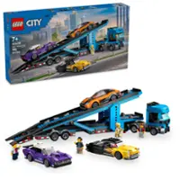 LEGO - City Car Transporter Truck with Sports Cars Kids Gift Idea 60408 - Front_Zoom