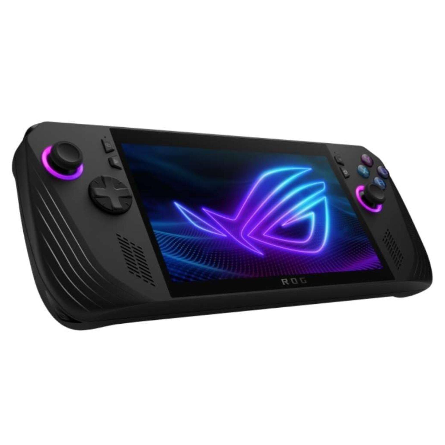 Alt View 2. ASUS - ROG Ally X 7" FHD IPS AMD Ryzen Z1 Extreme 3.3 GHz 24GB RAM 1TB SSD AMD Radeon Graphics Windows 11 Home Gaming Console - Black.