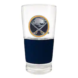 Great American Products - Buffalo Sabres 22oz. Pilsner Glass with Silicone Grip - Blue
