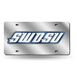 Rico Industries - SW Southwest Oklahoma State Bulldogs Mirrored Laser Cut License Plate Laser Tag - Multi