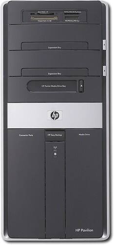 Front Standard. HP - Pavilion Elite TV Desktop with Intel® Core™2 Quad Processor Q6700.