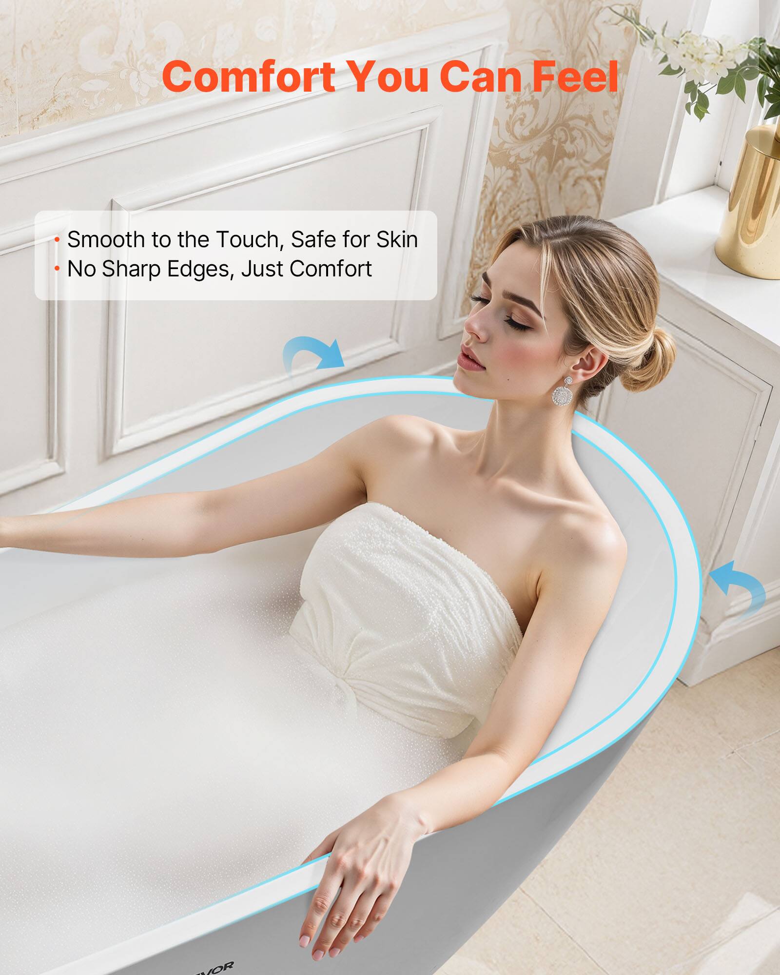 Comfort You Can Feel

- Smooth to the Touch, Safe for Skin
- No Sharp Edges, Just Comfort