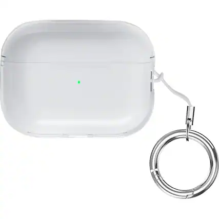 Front. SaharaCase - Hybrid Flex Series Case for Apple AirPods Pro (2nd Generation) - Clear.