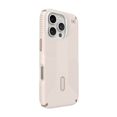 Speck - Presidio2 Grip ClickLock Case with MagSafe for Apple iPhone 16 Pro - Bleached Bone Speck - Presidio2 Grip ClickLock Case with MagSafe for Apple iPhone 16 Pro - Bleached Bone