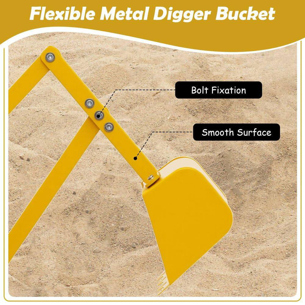 Flexible Metal Digger Bucket  
Bolt Fixation  
Smooth Surface
