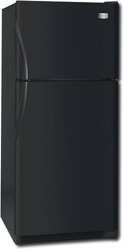 Angle Standard. Frigidaire - Gallery 20.6 Cu. Ft. Top-Mount Refrigerator - Black.