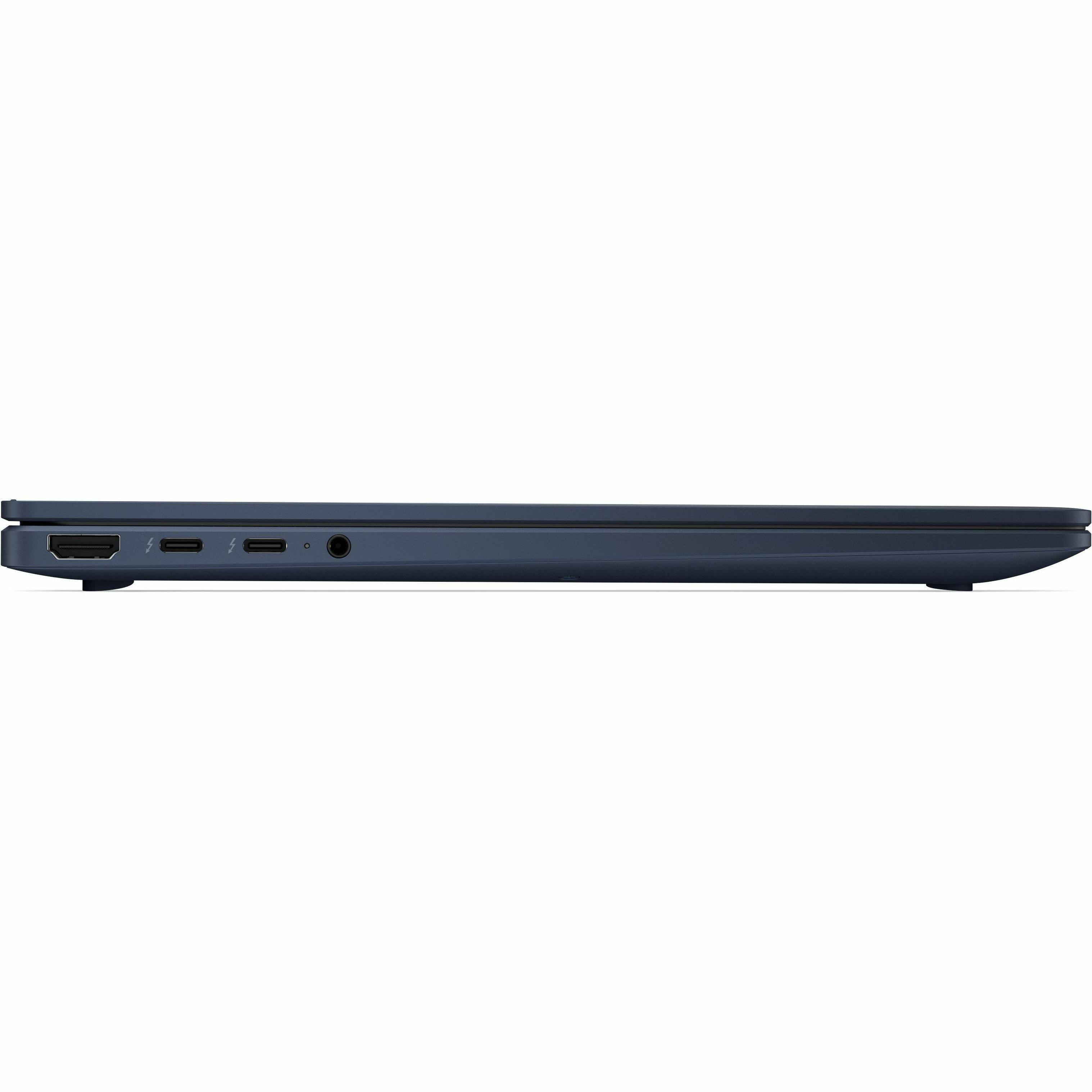 Alt View 6. HP - HP EliteBook X Flip G2i 14" Touchscreen Convertible Copilot+ PC 2 in 1 Notebook - 5G - WUXGA - Intel Core Ultra 7 Series - Atmospheric Blue.