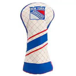 Team Golf - New York Rangers Striped Quilted Driver Headcover - Multicolor