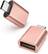 Front. Syntech - USB C to USB Adapter Pack of 2 USB C Male to USB 3.0 Female Adapter Compatible with Type C Devices, Rose Gold - Pink.