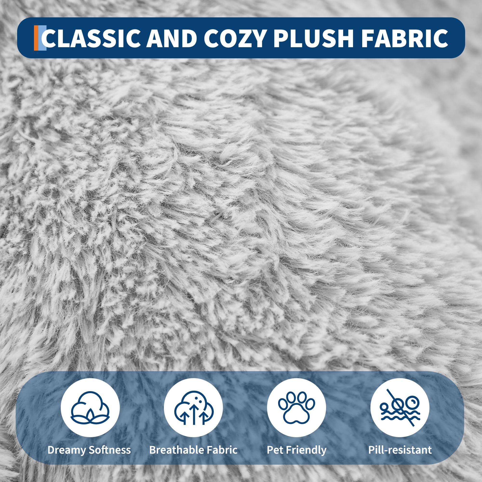 CLASSIC AND COZY PLUSH FABRIC

- Dreamy Softness
- Breathable Fabric
- Pet Friendly
- Pill-resistant