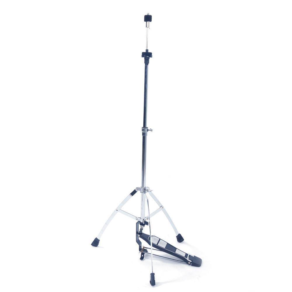 Alt View 1. Winado - Adjustable Hi-Hat Stand Cymbal Hardware Drum Pedal Mount Percussion Silver.