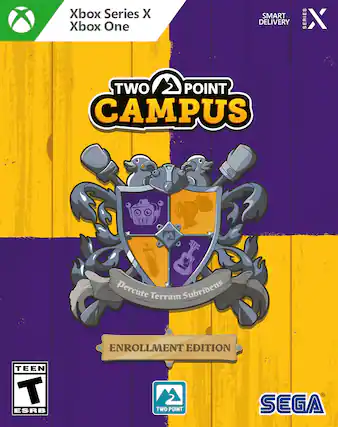 Front. SEGA - Two Point Campus Enrollment. - T (Teen 13+)