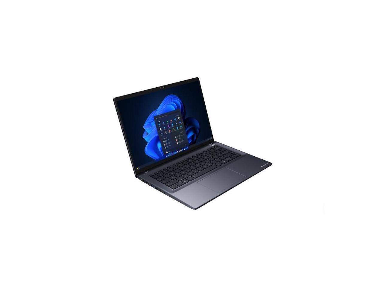 Alt View 2. Dynabook - Dynabook Tecra A40M 14" - Intel Core Ultra 7 - 16GB - 512GB SSD - Win 11 Pro - Wi-Fi 7 - Dark Blue.