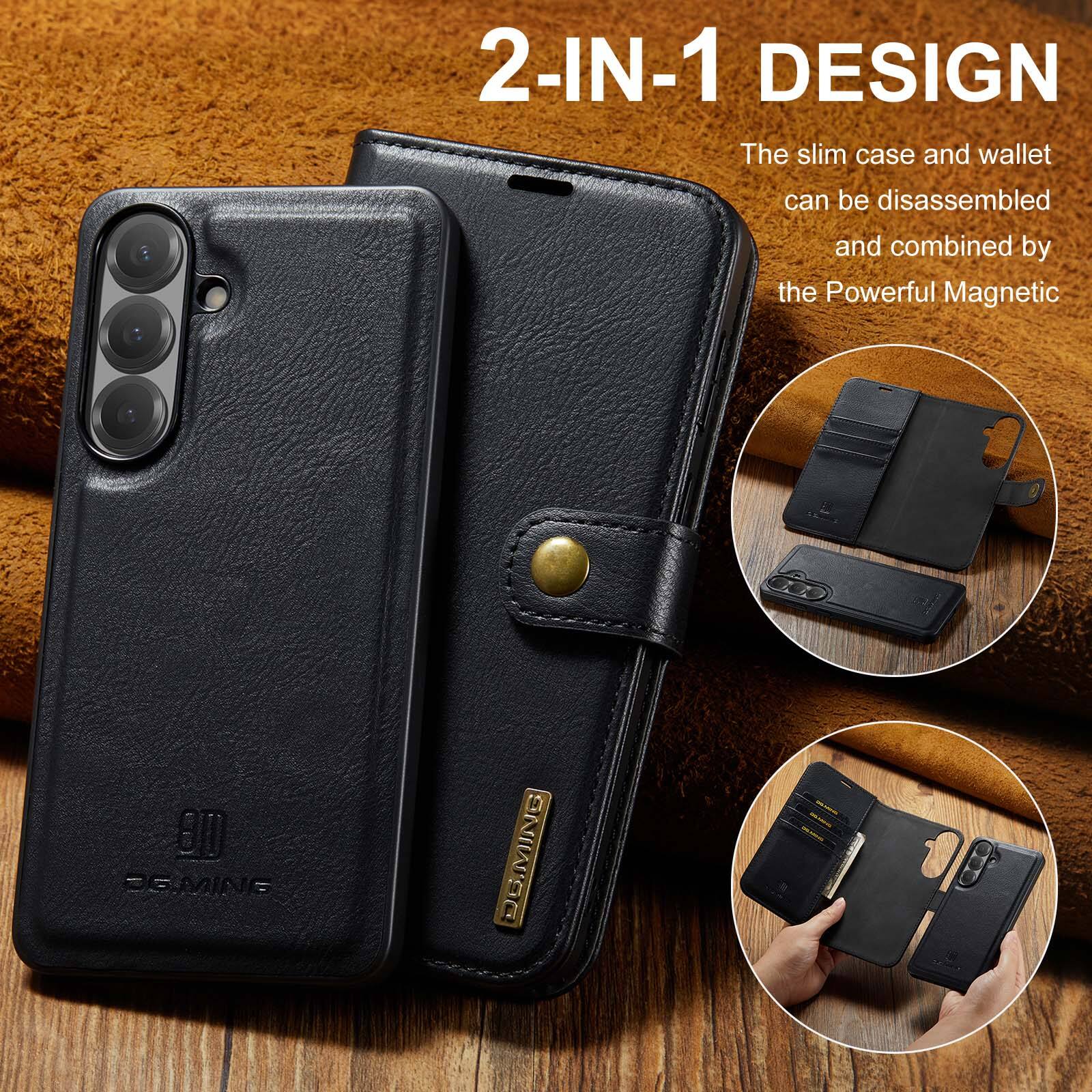 2-IN-1 DESIGN

The slim case and wallet can be disassembled and combined by the Powerful Magnetic