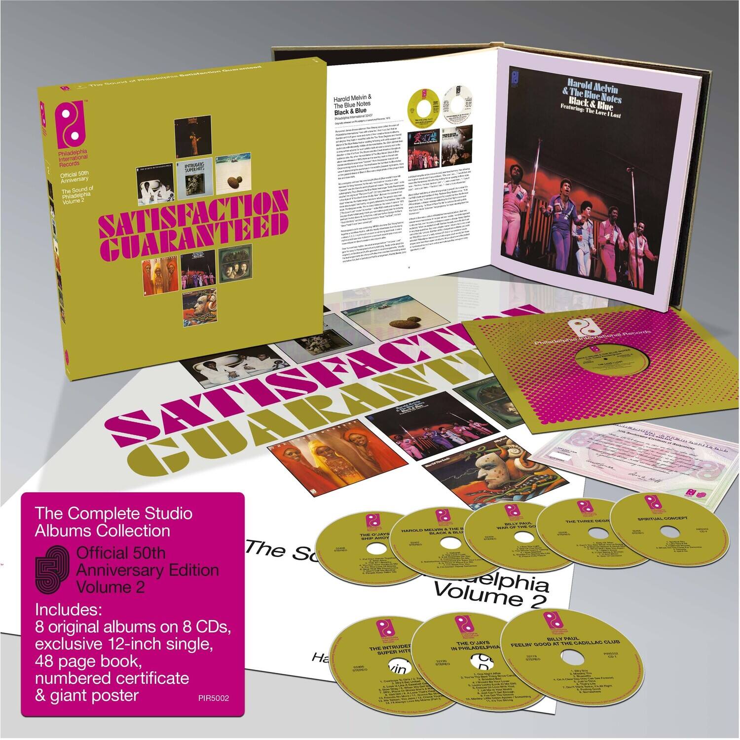 - Harold Melvin & The Blue Notes  
- Black & Blue  
- Featuring The Last Last  
- The Sound of Satisfaction  
- Volume 2  
- The Complete Studio Albums Collection  
- Official 50th Anniversary Edition  
- Includes: 8 original albums on 8 CDs, exclusive 12-inch single, 48 page book, numbered certificate & giant poster  
- PIR5002  
- Philadelphia International Records  
- EREA SAIRS  
- Official  
- The Sound of Satisfaction  
- Volume 2  
- Philadelphia  
- Volume 2  
- The Sound of Satisfaction  
- Volume 2  
- The Sound of Satisfaction  
- Volume 2  
- The Sound of Satisfaction  
- Volume 2  
- The Sound of Satisfaction  
- Volume 2  
- The Sound of Satisfaction  
- Volume 2  
- The Sound of Satisfaction  
- Volume 2  
- The Sound of Satisfaction  
- Volume 2  
- The Sound of Satisfaction  
- Volume 2  
- The Sound of Satisfaction  
- Volume 2  
- The Sound of Satisfaction  
- Volume 2  
- The Sound of Satisfaction  
- Volume 2  
- The Sound of Satisfaction  
- Volume 2  
- The Sound of Satisfaction