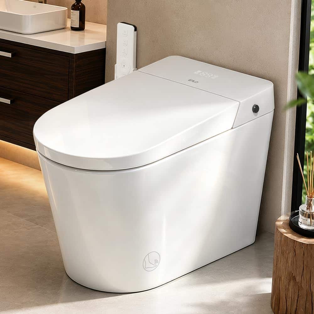 EPLO - G20PRO Smart Toilet Bidet,1000g MaP Power Flush,ADA Height,Tank&Pump - White