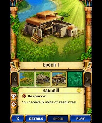Epoch 1  
Sawmill  
Resource: You receive 5 units of resources.  

DETAILS SHOW PLAY