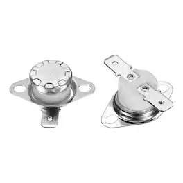 Unique Bargains - 4pcs KSD301 Thermostat 90°C/194°F 16A N.O. Snap Disc Switch for Microwaves/Oven/Coffee - Silver