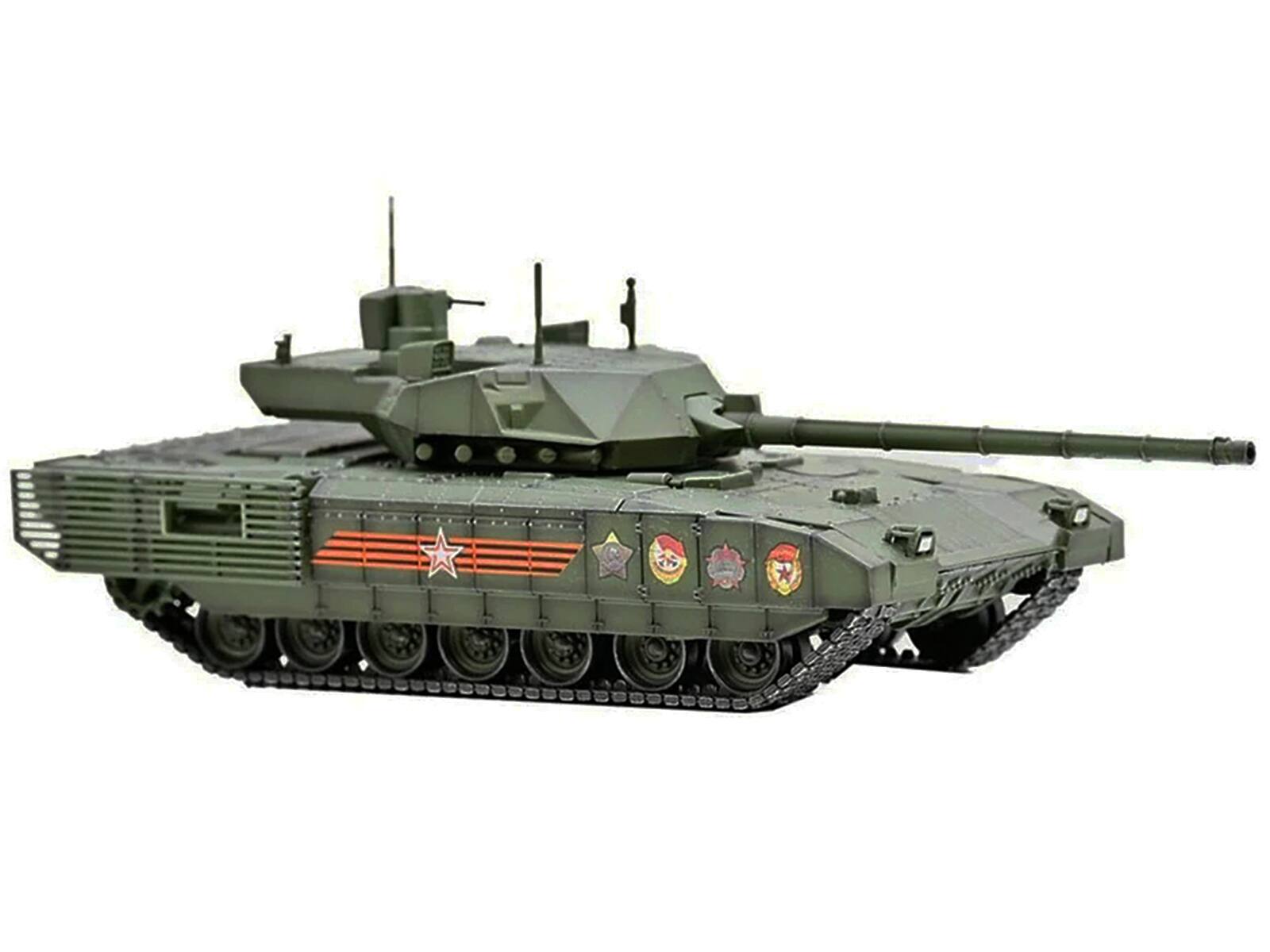 Alt View 1. Panzerkampf - Russian T14 Armata MBT (Main Battle Tank) Green Camouflage "Armor Premium" Series 1/72 Diecast Model by Panzerkampf.
