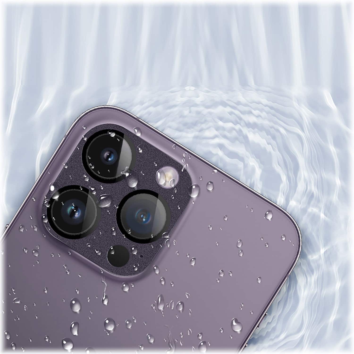 Alt View 13. SaharaCase - ZeroDamage Camera Lens Protector for Apple iPhone 14 Pro and iPhone 14 Pro Max (2-Pack) - Purple.