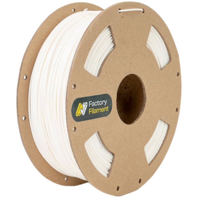 Factory Filament - 1.75mm PLA 3D Printer Filament, 1 KG Spool, Dimensional Accuracy +/- 0.02 mm, 3D Printing Filament - White price history on PriceWatchPro