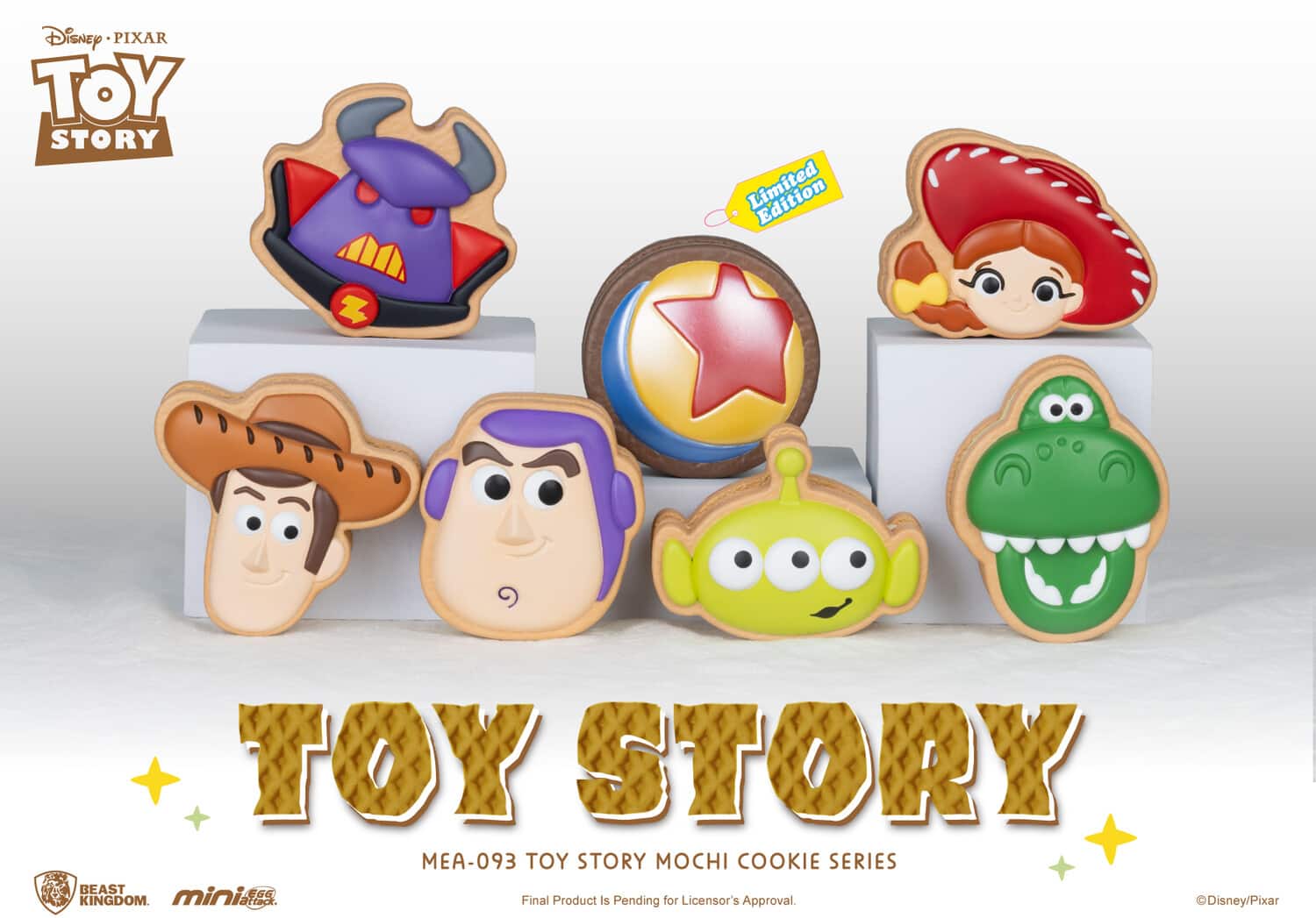 Beast - Kingdom - Mini Egg Attack - Toy Story - Mochi Cookie Series Blind Box (One random figure per - COLLECTIBLES - Multicolor