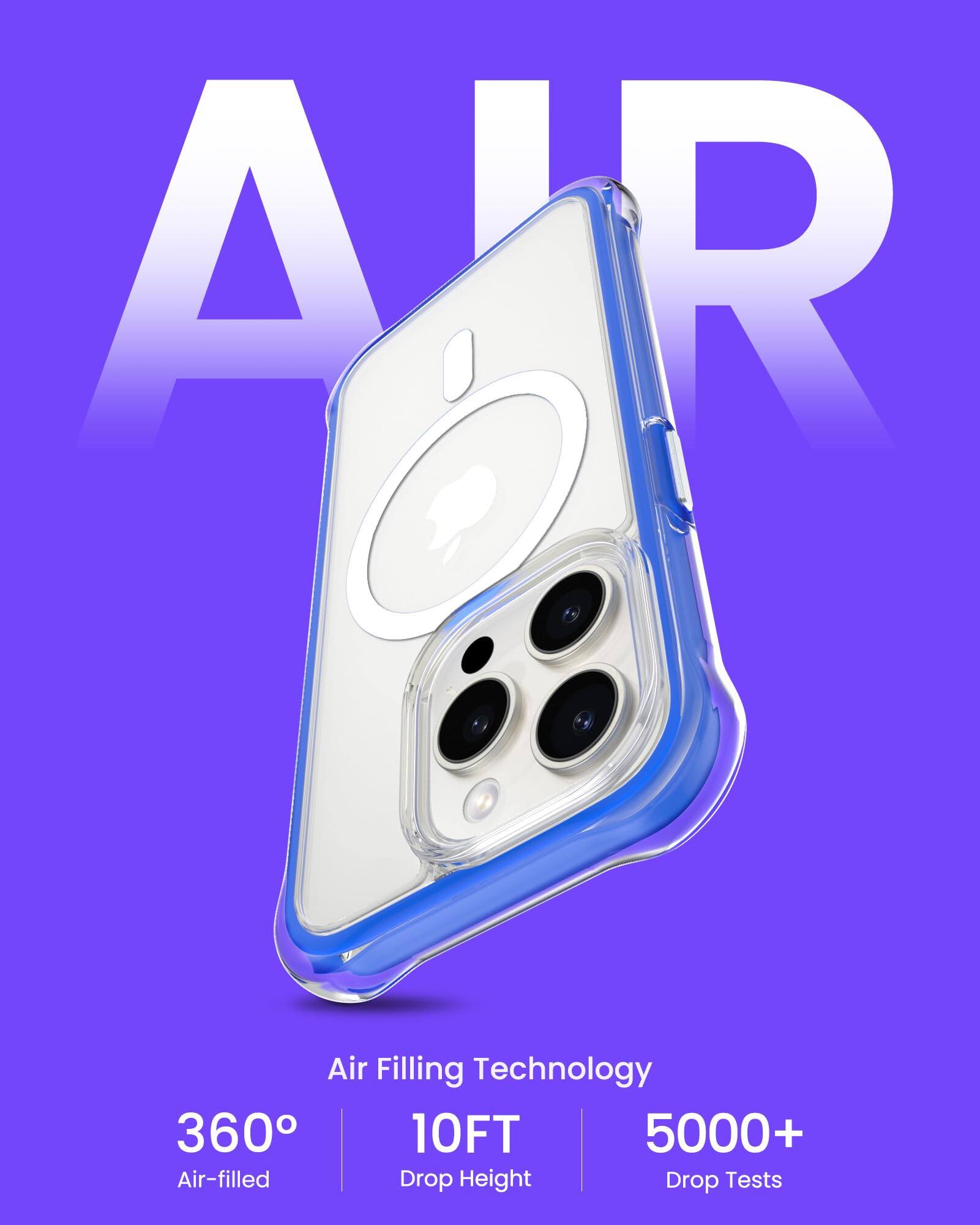 AIR A R Air Filling Technology 360 10FT 5000+ Air-filled Drop Height Drop Tests